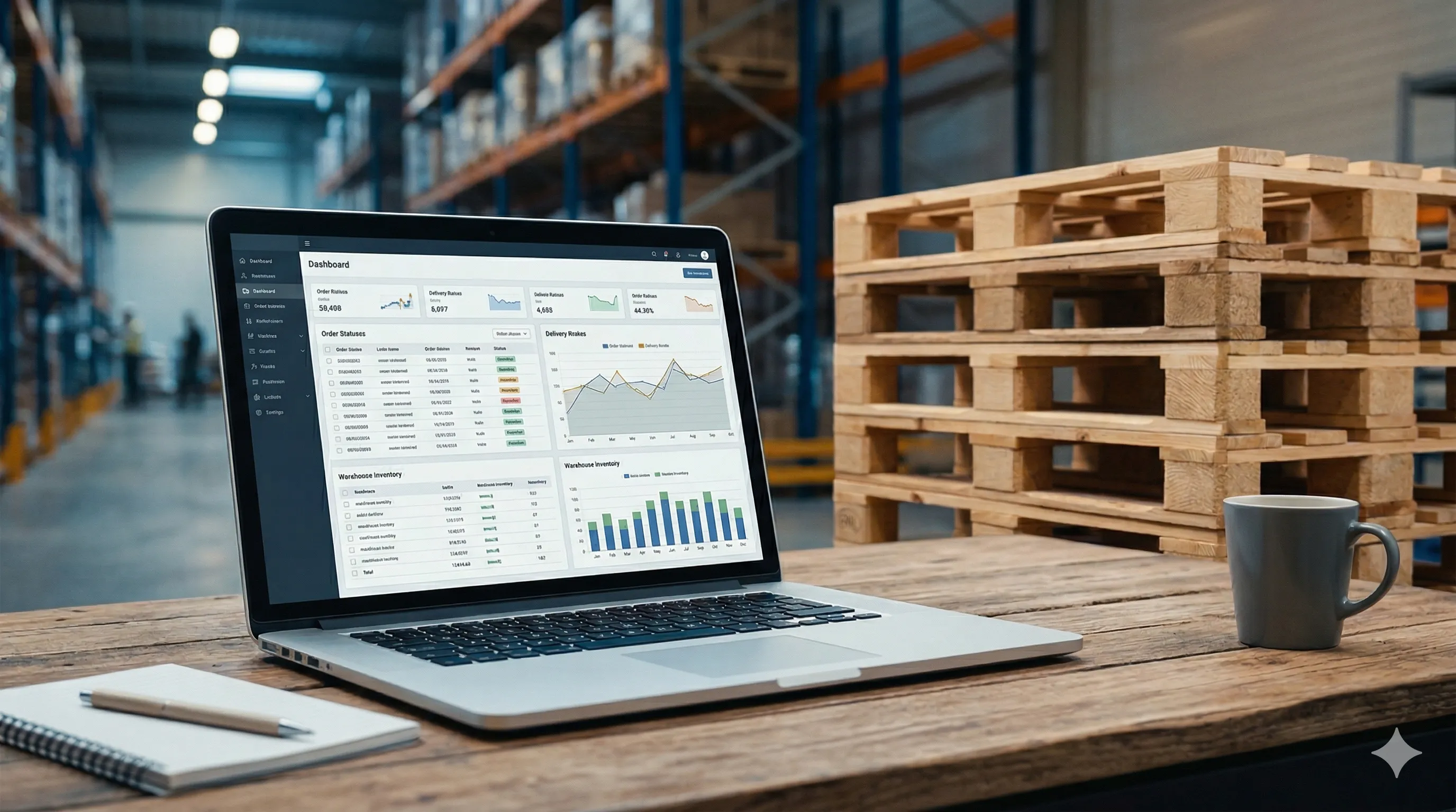 Digitalna nadzorna plošča za paletne račune